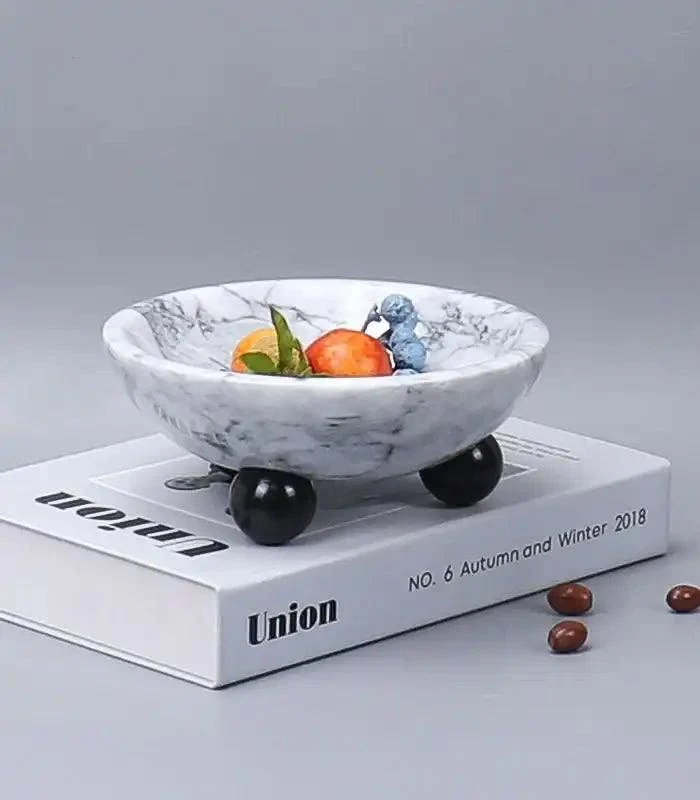 Elegant_Marble_Bowl_with_Ball_Feet_18_cm_-_-_tag1_-4199652 Elegant Marble Bowl with Ball Feet 18 cm - - #tag1#