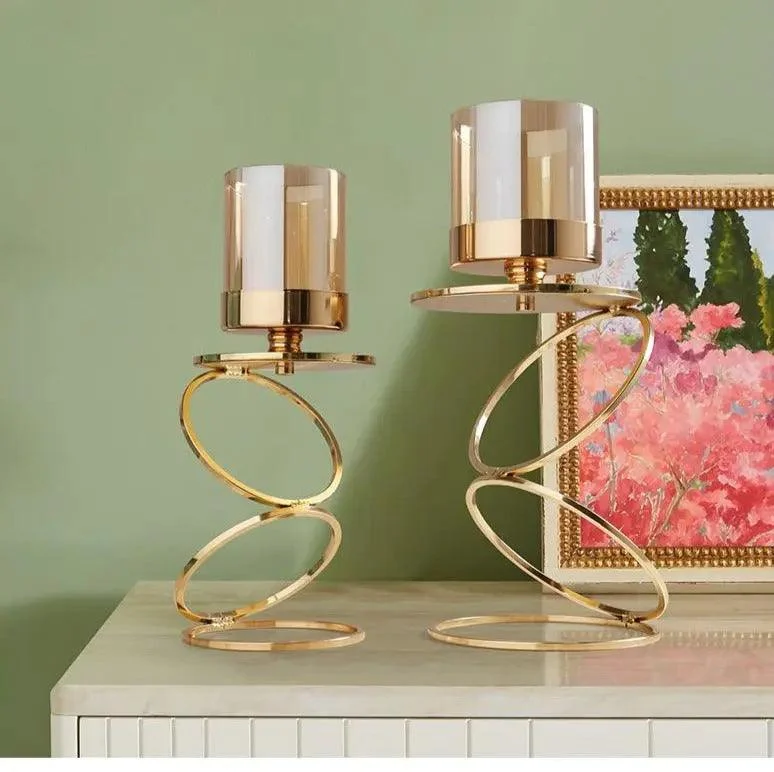 Elegant_Metal_Candle_Holders_-_-4182180 Elegant Metal Candle Holders -