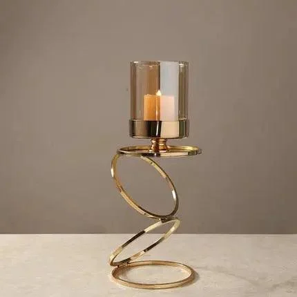Elegant_Metal_Candle_Holders_-_-4182186 Elegant Metal Candle Holders -
