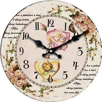 Elegant_Wall_Clock_with_Antique_Rose_Motif_-_-_tag1_-4199888 Elegant Wall Clock with Antique Rose Motif - - #tag1#