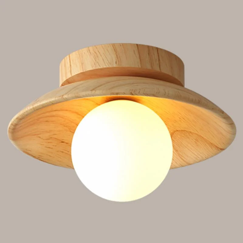 Elegant_Wooden_Ceiling_Light_1-Light_Mini_Semi-Flush_Mount_Hallway_Lamp_-_-_tag1_-4212961 Elegant Wooden Ceiling Light 1-Light Mini Semi-Flush Mount Hallway Lamp - - #tag1#