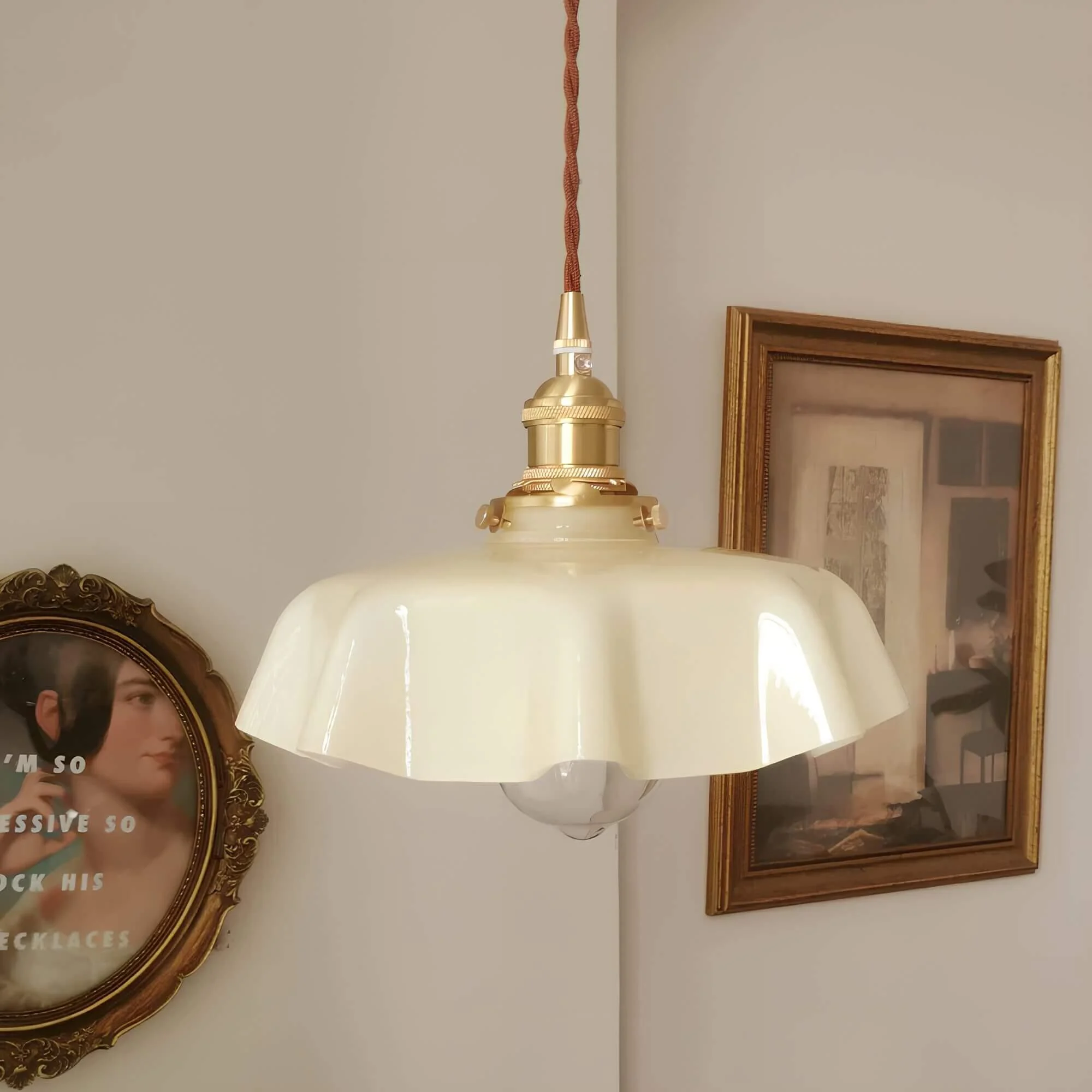 Eleganzlicht Messinghangelampemitklassischemdesign5