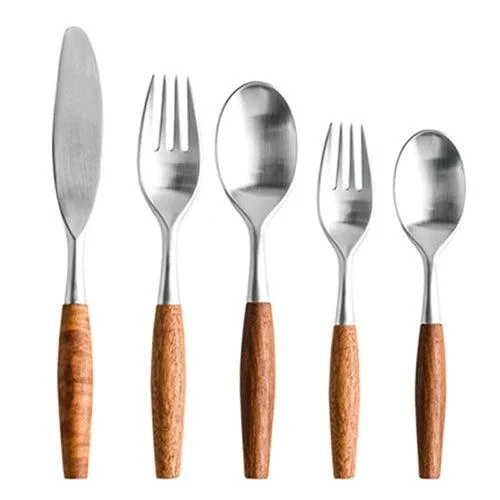 Elite_Elegance_304_Stainless_Steel_Cutlery_Set_with_Wooden_Handles_-_-4182965 Elite Elegance: 304 Stainless Steel Cutlery Set with Wooden Handles -
