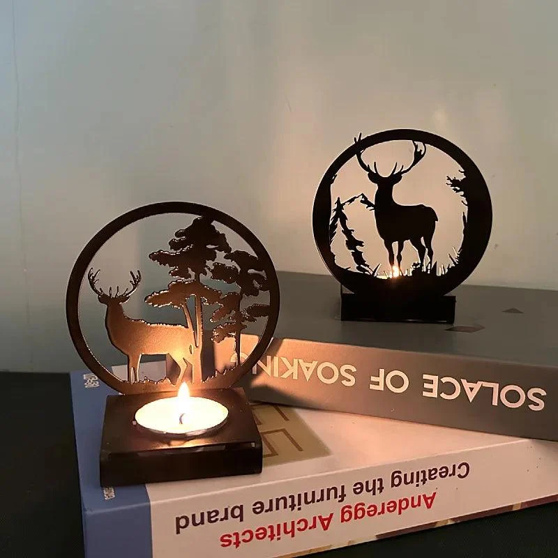 Elk Candle Stand -