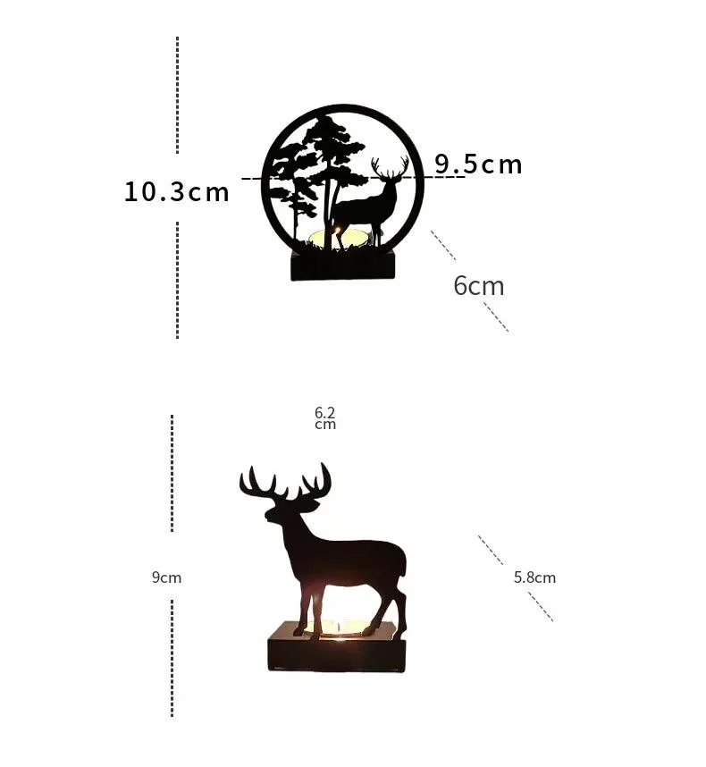 Elk Candle Stand -