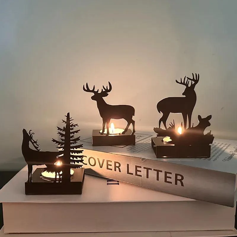 Elk Candle Stand -