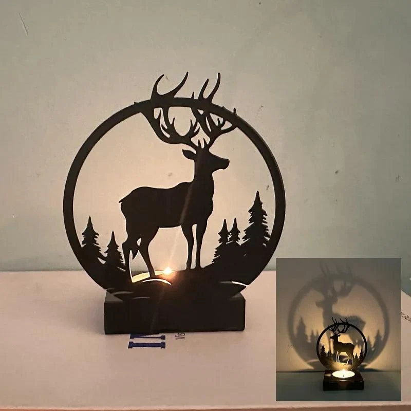 Elk Candle Stand -