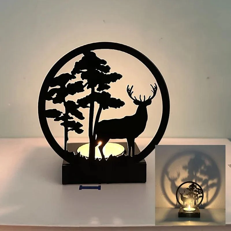 Elk Candle Stand -
