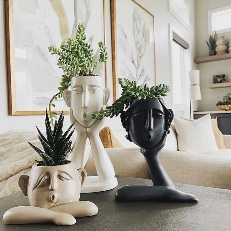 Emotional_Faces_Planter_Sculpture_Trio_-_-4183779 Emotional Faces Planter Sculpture Trio -