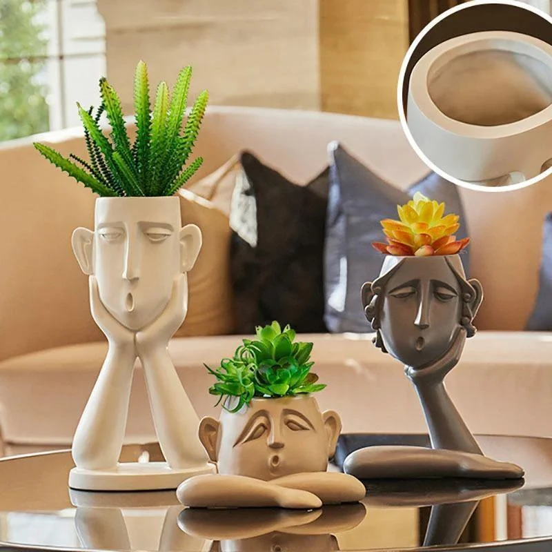 Emotional_Faces_Planter_Sculpture_Trio_-_-4183795 Emotional Faces Planter Sculpture Trio -
