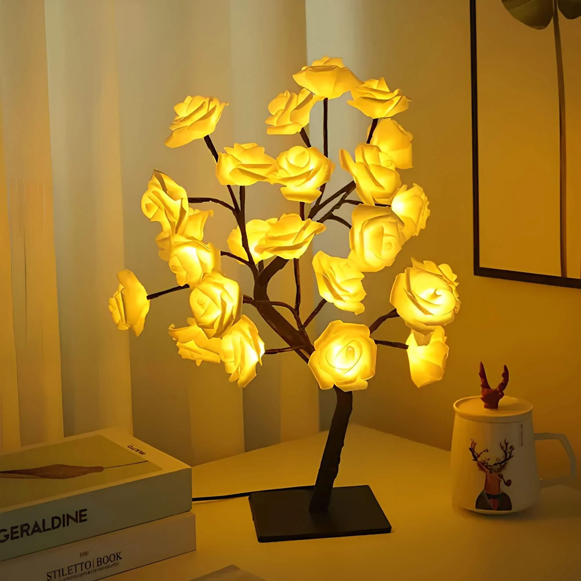 EnchantedBranch-ZauberhafteBaumTischlampe2xlumina Enchantedbranch Zauberhaftebaumtischlampe2xlumina