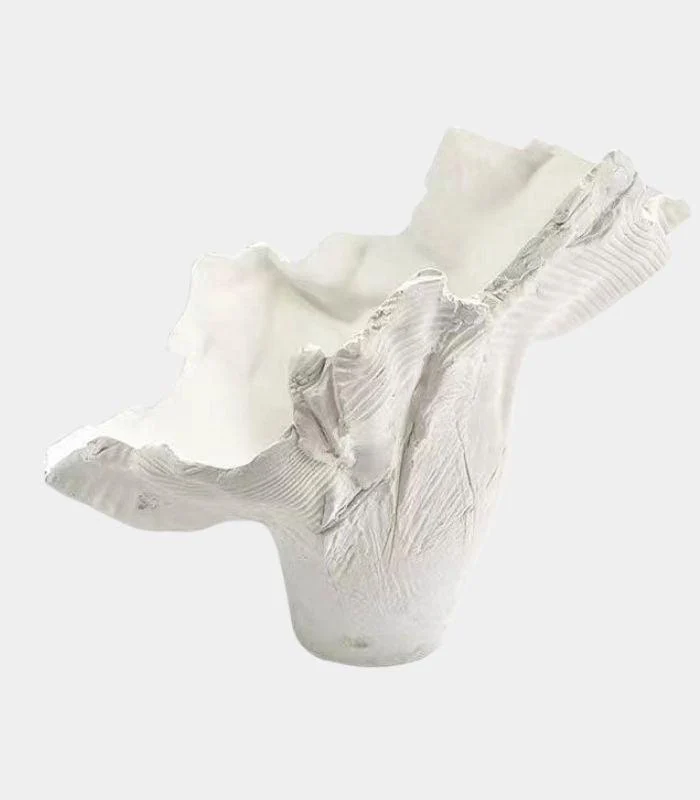 Enigmatic_White_Sculptural_Vase_-_Handcrafted_Modern_Art_Decor_44cm_-_-_tag1_-4202659 Enigmatic White Sculptural Vase - Handcrafted Modern Art Décor (44cm) - - #tag1#