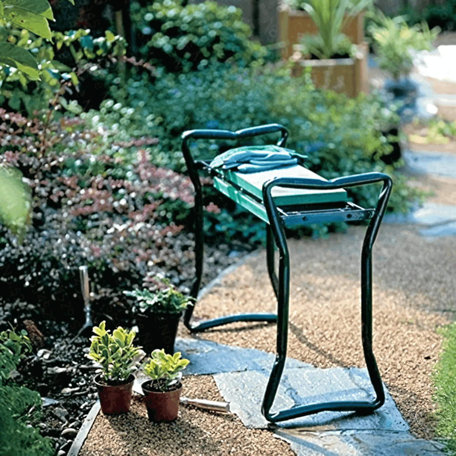 ErgoEase Garden Kneeler - Folding Garden Kneeler - Portable Kneeler - - #tag1#