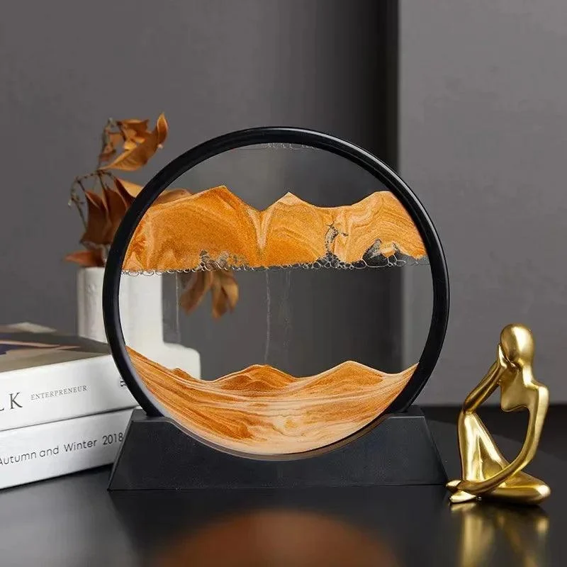 EternalDunes - 3D moving sand landscape hourglass -