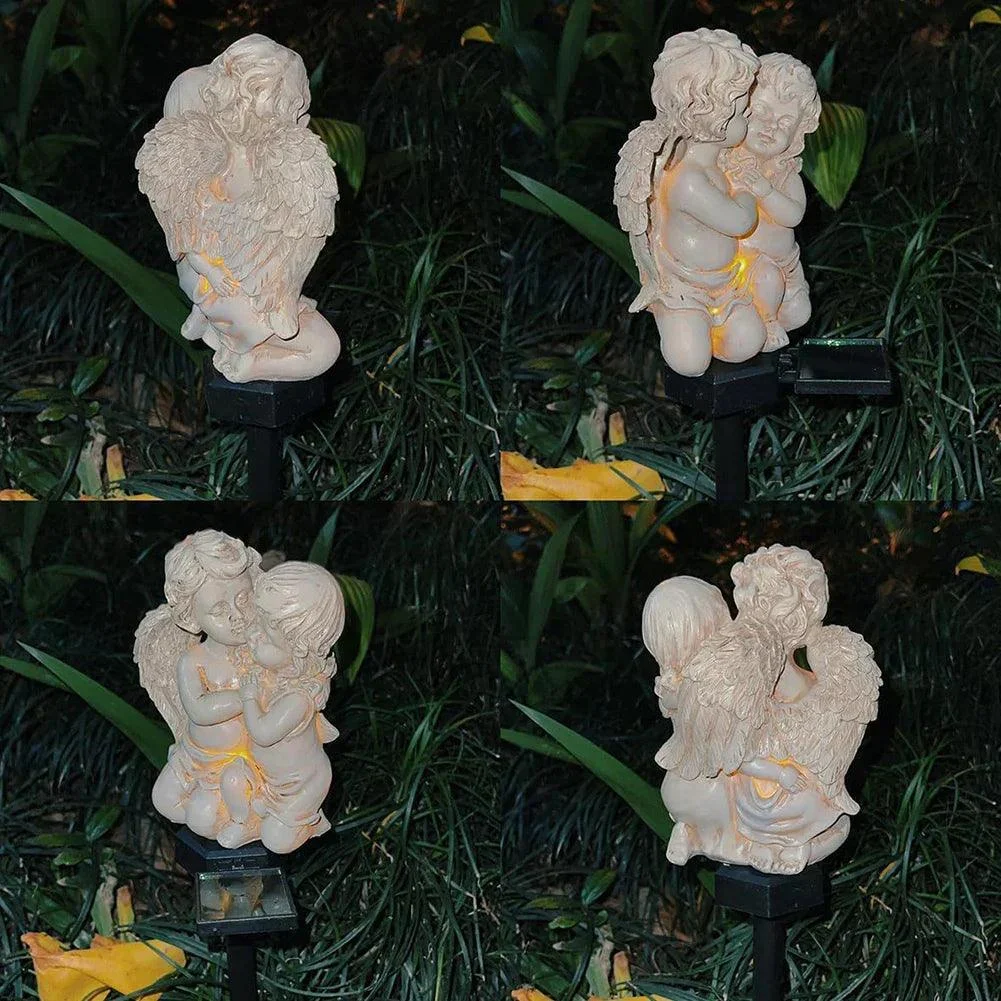 EternalLight - Angel of Resin Solar Lamp -  - #tag1#