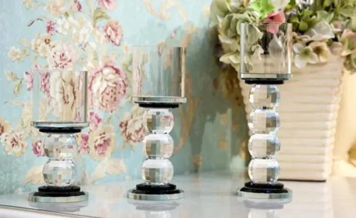 European Crystal Candleholder -