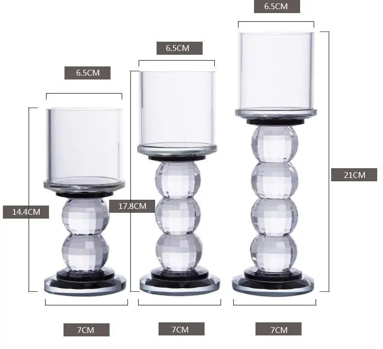 European Crystal Candleholder -