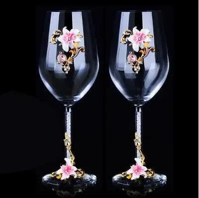 European Designed Crystal Glass Goblet and Decanter -