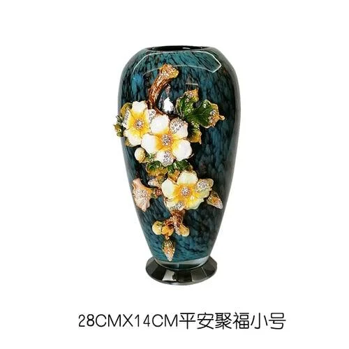 European Glass Vase -