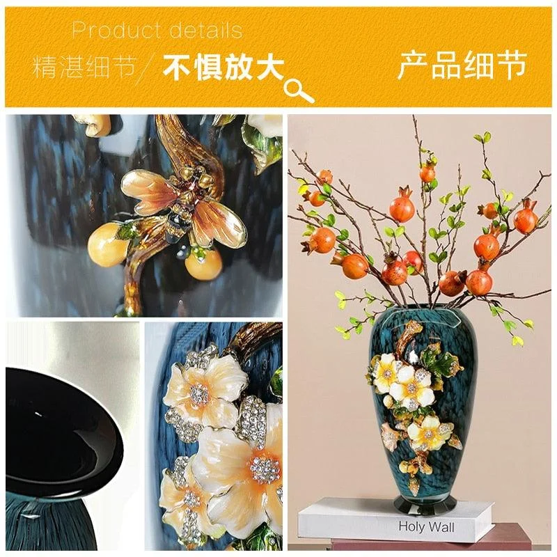 European Glass Vase -