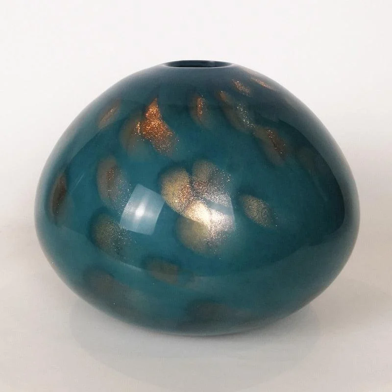 European Glass Vase -