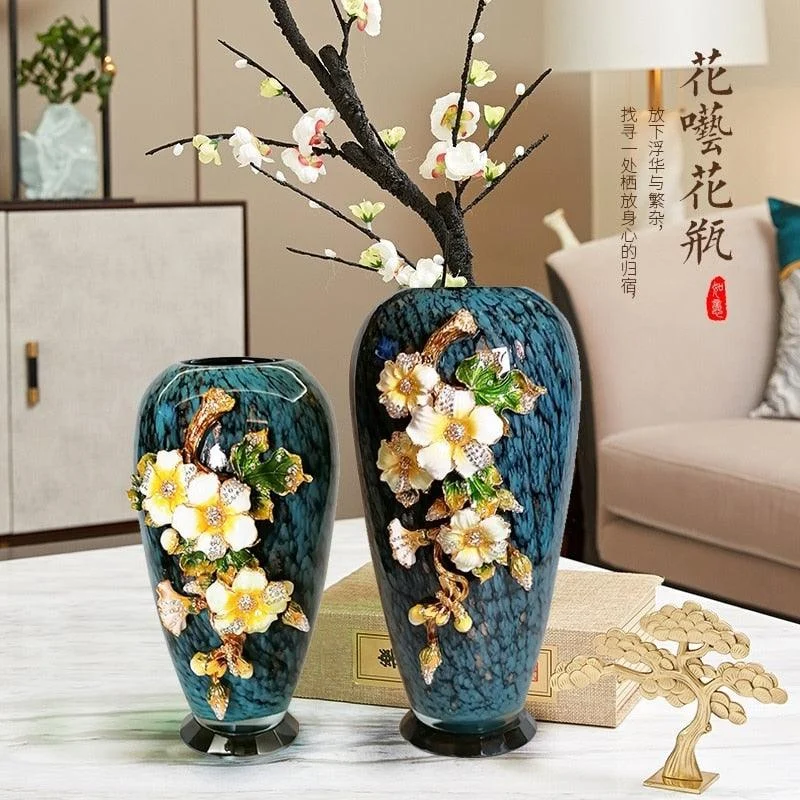 European Glass Vase -