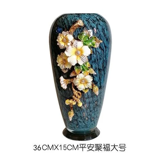 European Glass Vase -
