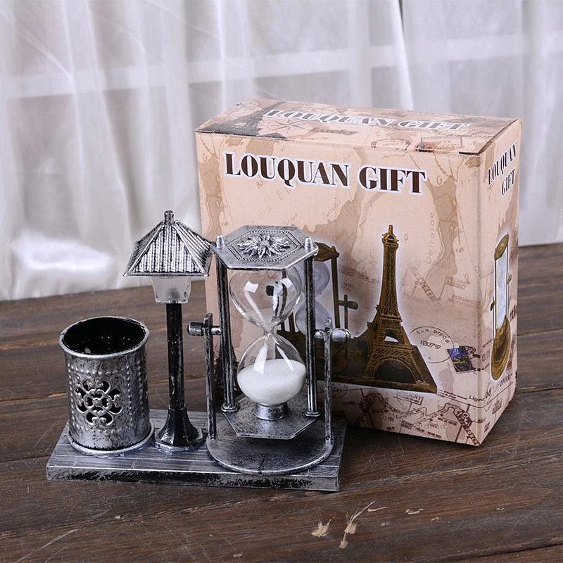 European_Retro_Pen_Holder_Hourglass_Sculptures_and_Statues_-_-4185373 European Retro Pen Holder Hourglass Sculptures and Statues -