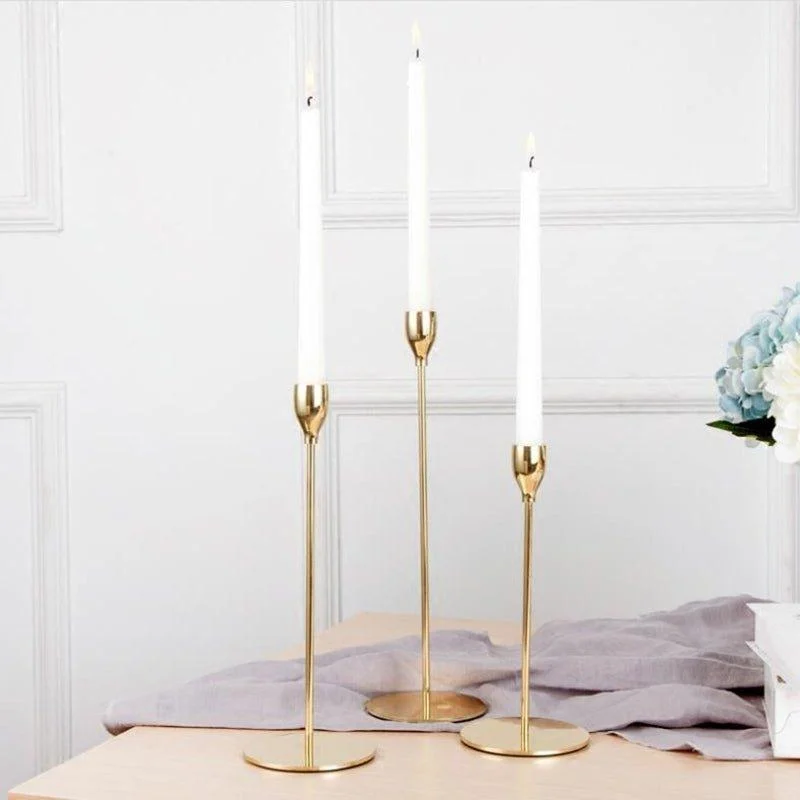 European Style Candle Holders (3Pk) -