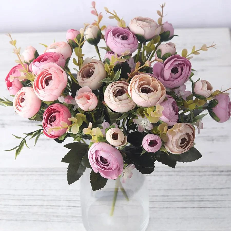 Europese-Vintage-Kunstzijde-Thee-Rose-Bloemen-6-Hoofd-4-Kleine-Bud-Boeket-Bruiloft-Thuis-Retro-Nep_0c92fd57-cfb1-468f-a554-f1643e1ca997 VelvetBloom - Artificial silk flowers - ISTANBULLU LTD