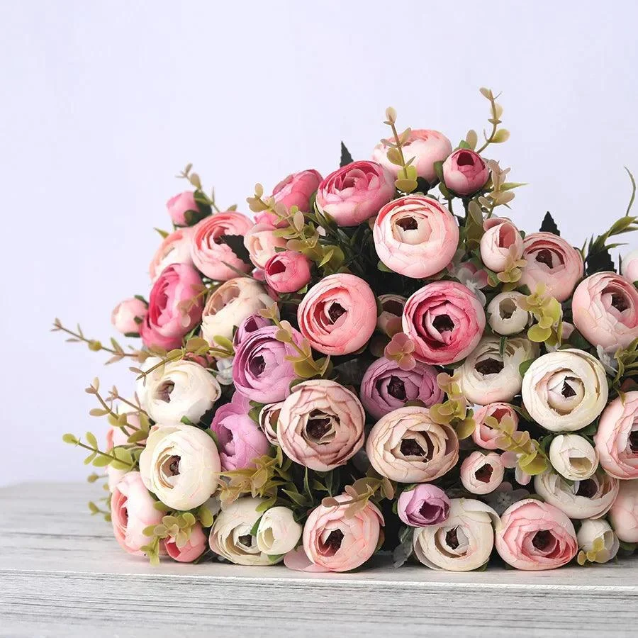 Europese-Vintage-Kunstzijde-Thee-Rose-Bloemen-6-Hoofd-4-Kleine-Bud-Boeket-Bruiloft-Thuis-Retro-Nep_2f6c608d-1abd-468d-bad9-8eca30ce3449 VelvetBloom - Artificial silk flowers - ISTANBULLU LTD