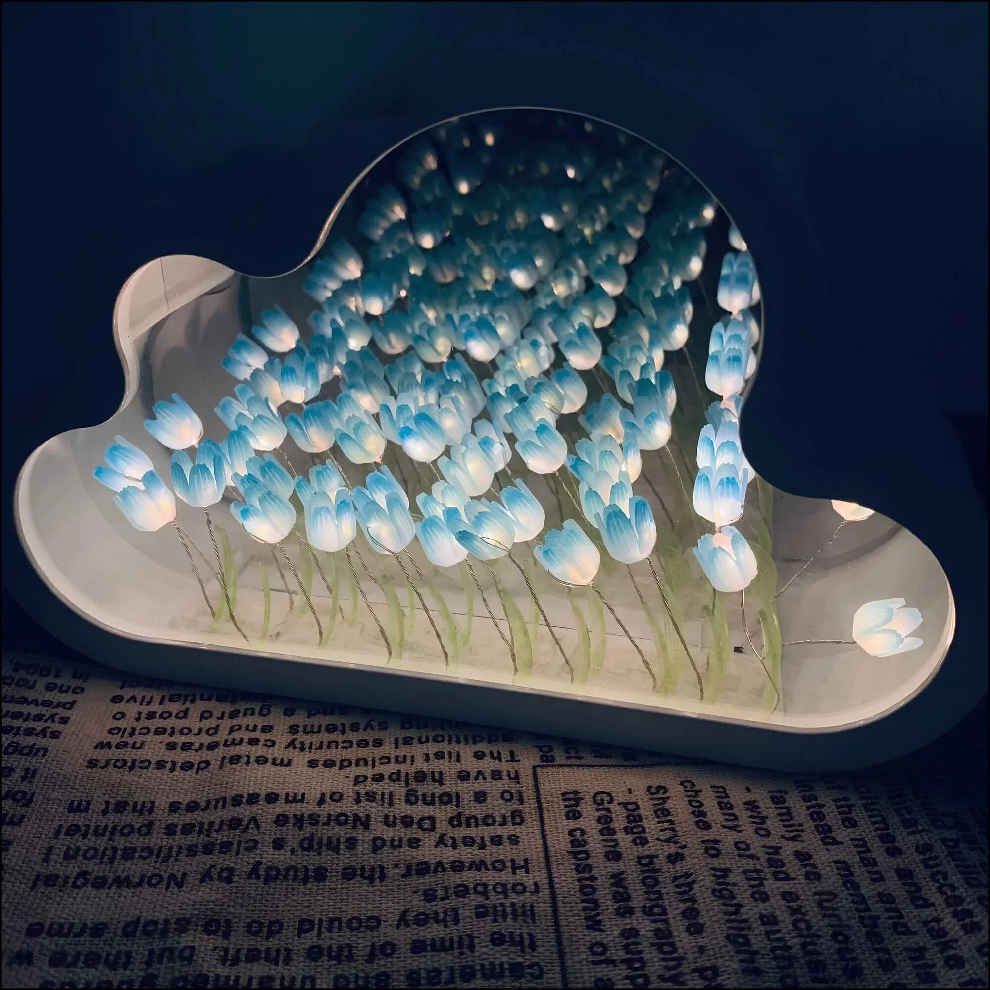 EwigerWolkenspiegelTulpen-LED-SpiegelmitUnendlichkeitseffekt1 Ewigerwolkenspiegeltulpen Led Spiegelmitunendlichkeitseffekt1