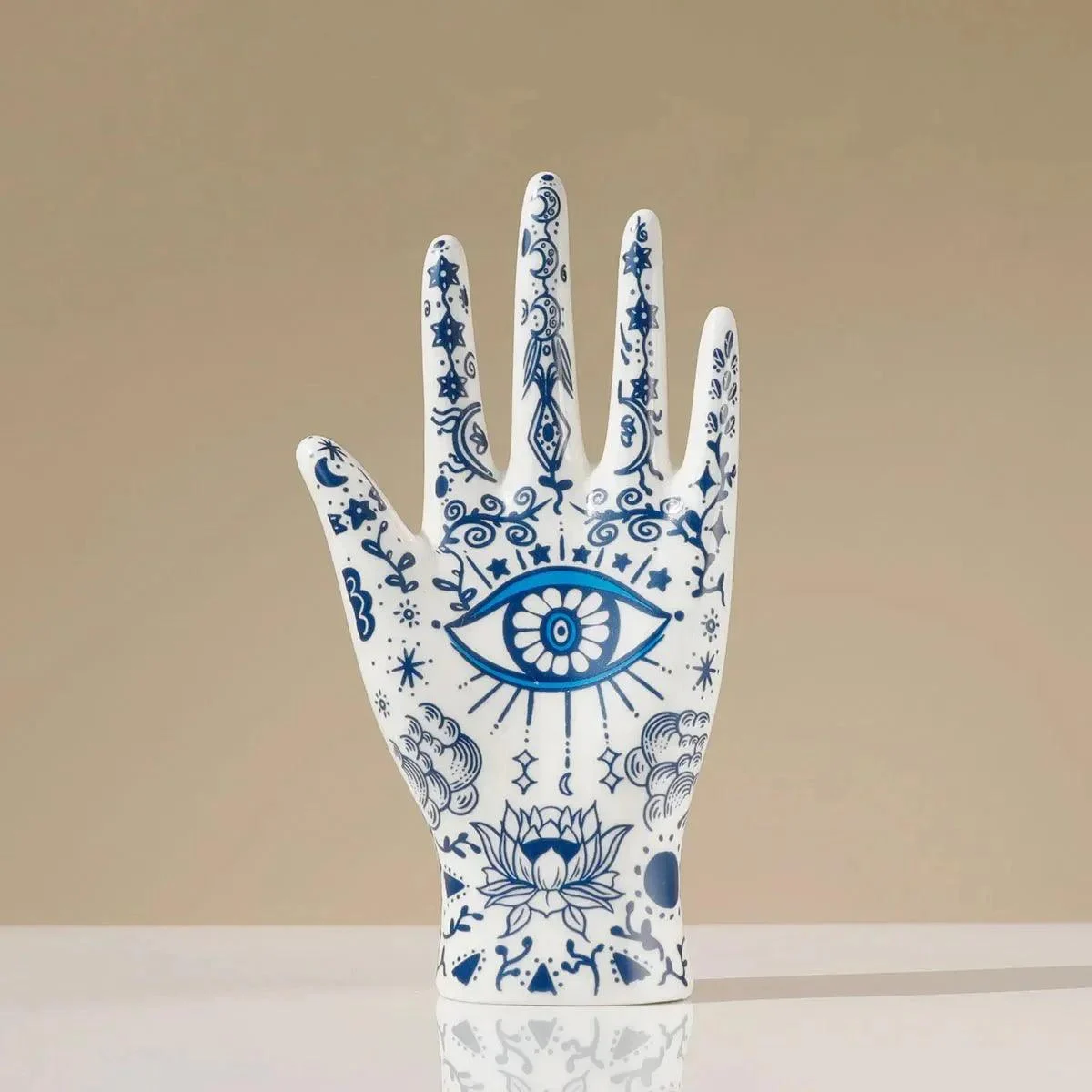 Eye of Fatima Ceramic Jewellery Display Storage Stand -  - #tag1#