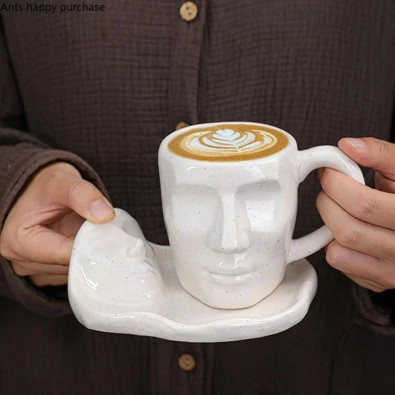 Faces_Ceramic_Coffee_Cup_Saucer_Set_-_-_tag1_-4218735 Faces Ceramic Coffee Cup & Saucer Set - - #tag1#
