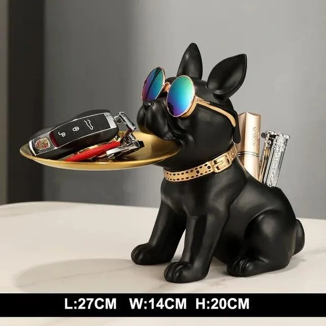 Fancy Bulldog Tray - - #tag1#