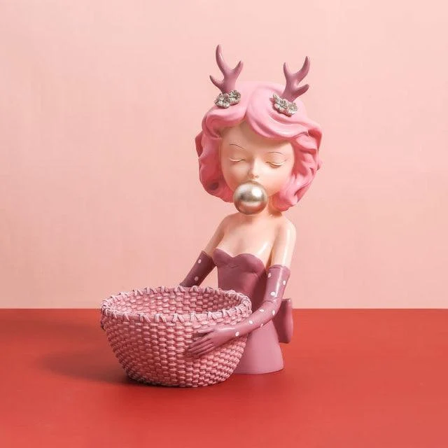 Fancy_bubblegum_Girl_Figurine_-_-4187290 Fancy bubblegum Girl Figurine -