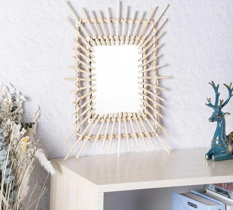 Farmhouse_Retangle_Rattan_Wall_Mirror_-_-4187350 Farmhouse Retangle Rattan Wall Mirror -