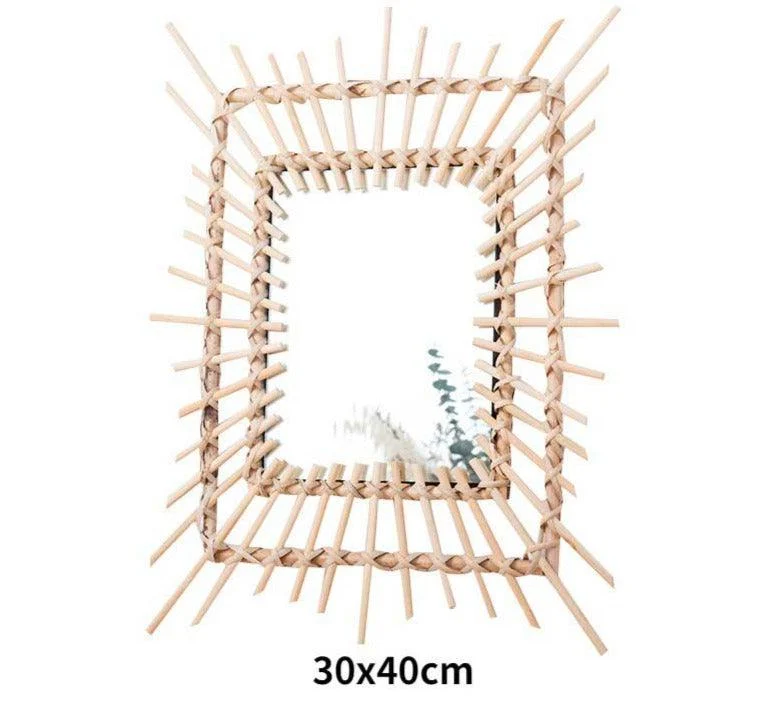 Farmhouse_Retangle_Rattan_Wall_Mirror_-_-4187355 Farmhouse Retangle Rattan Wall Mirror -
