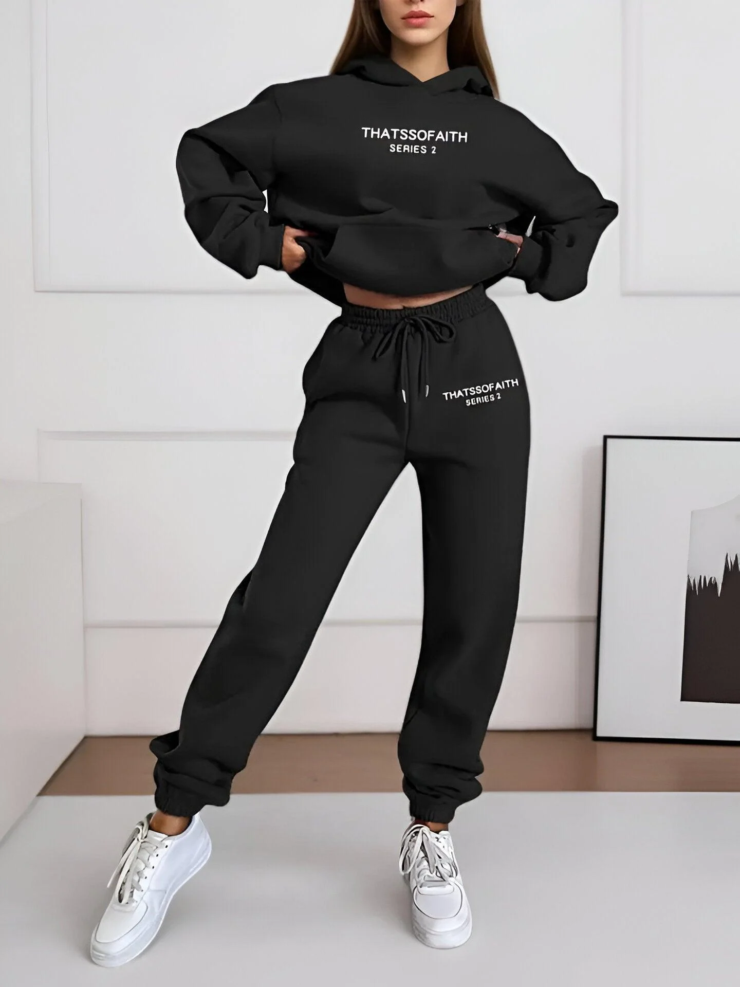 Fash-Track_Suit_Set_-_Loungewear_Women_s_Letter_Print_Hoodie_Pants_with_Drawstring_-_-_tag1_-4206126 Fash-Track Suit Set - Loungewear Women's Letter Print Hoodie & Pants with Drawstring - - #tag1#
