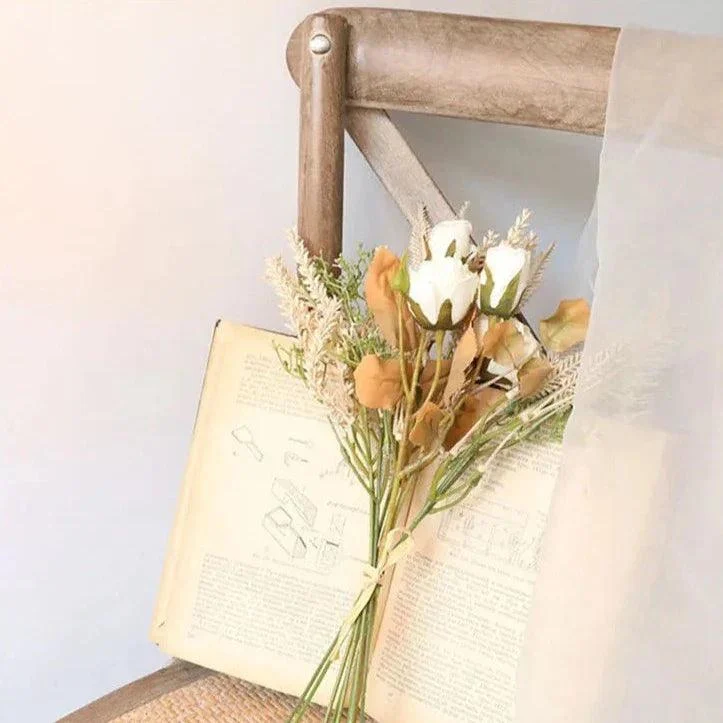 Faux Dried Rose Bundle -