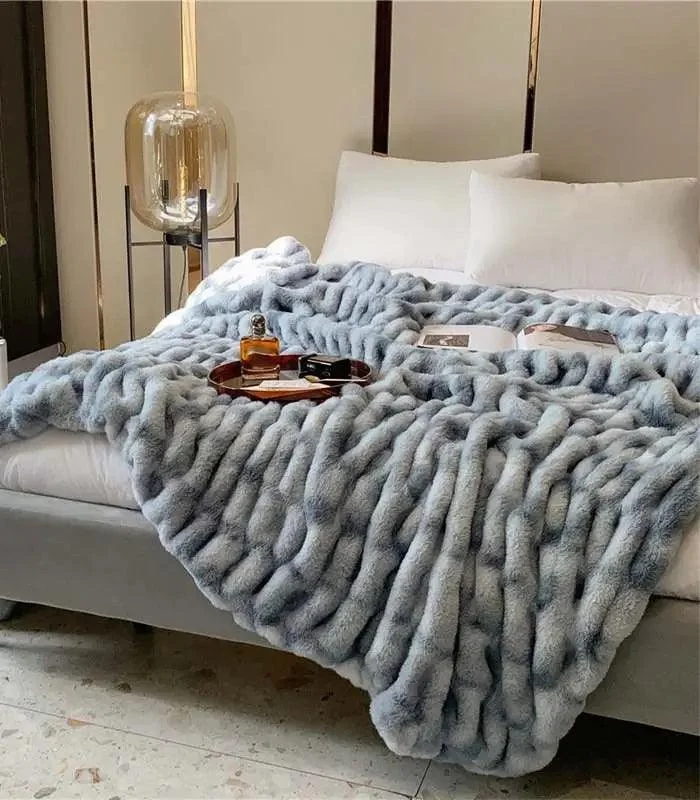 Faux_Fur_Throw_Blanket_Decorative_Large_Blue_-_-_tag1_-4207346 Faux Fur Throw Blanket Decorative Large Blue - - #tag1#