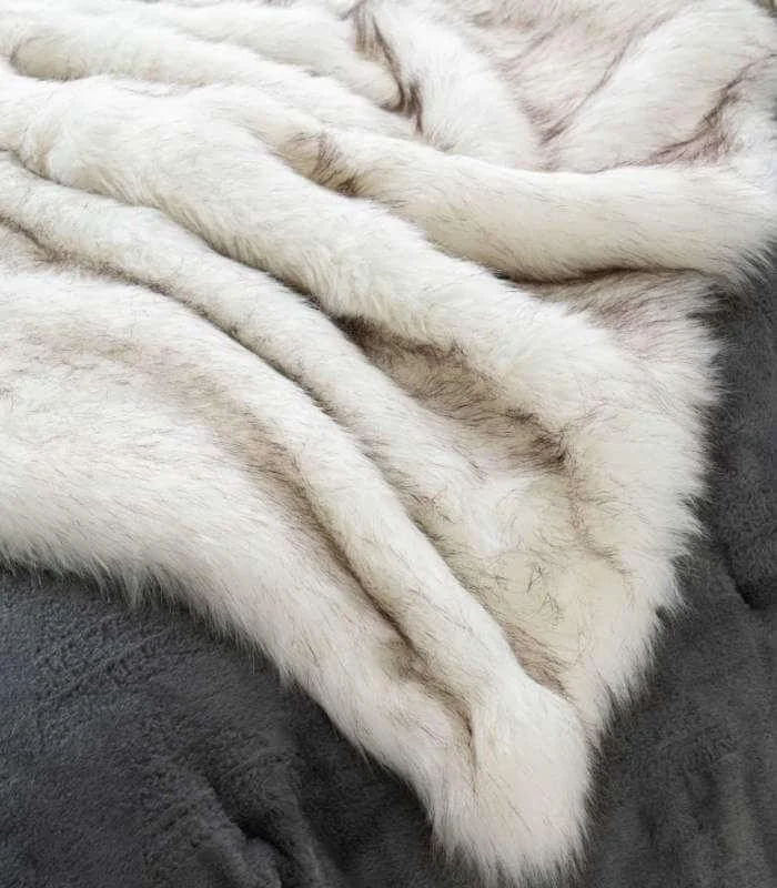 Faux_Fur_Throw_Blanket_Large_White_2.5-3_kg_-_-_tag1_-4207481 Faux Fur Throw Blanket Large White 2.5-3 kg - - #tag1#