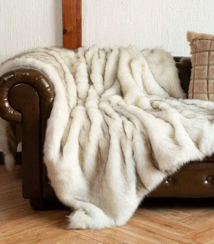 Faux_Fur_Throw_Blanket_Large_White_2.5-3_kg_-_-_tag1_-4207486 Faux Fur Throw Blanket Large White 2.5-3 kg - - #tag1#