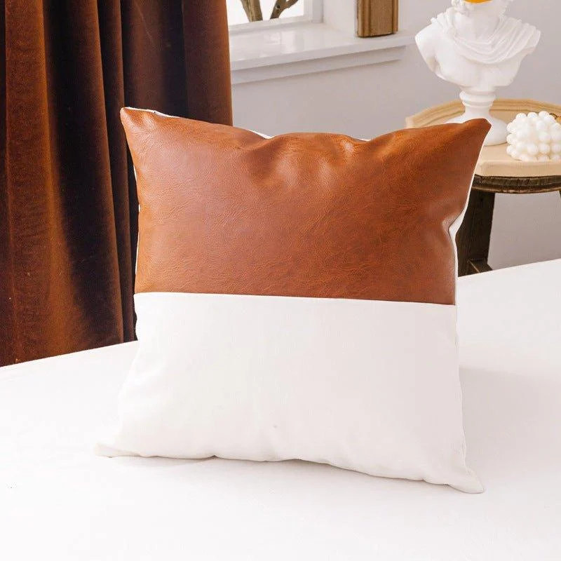 Faux_Leather_Chevron_Cushions_-_-4187716 Faux Leather Chevron Cushions -