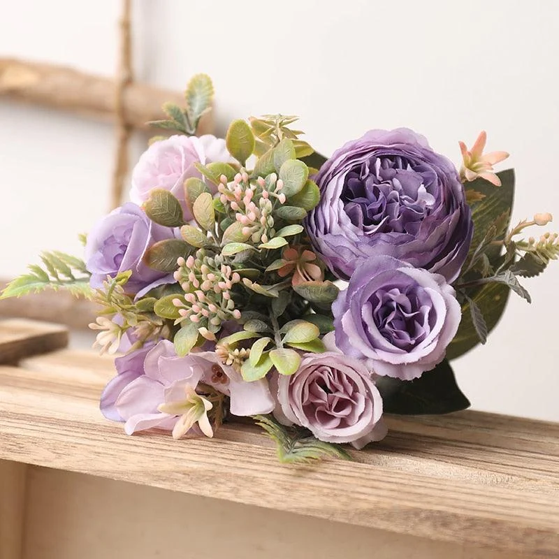 Faux_Silk_Roses_Bouquet_-_-4187904 Faux Silk Roses Bouquet -