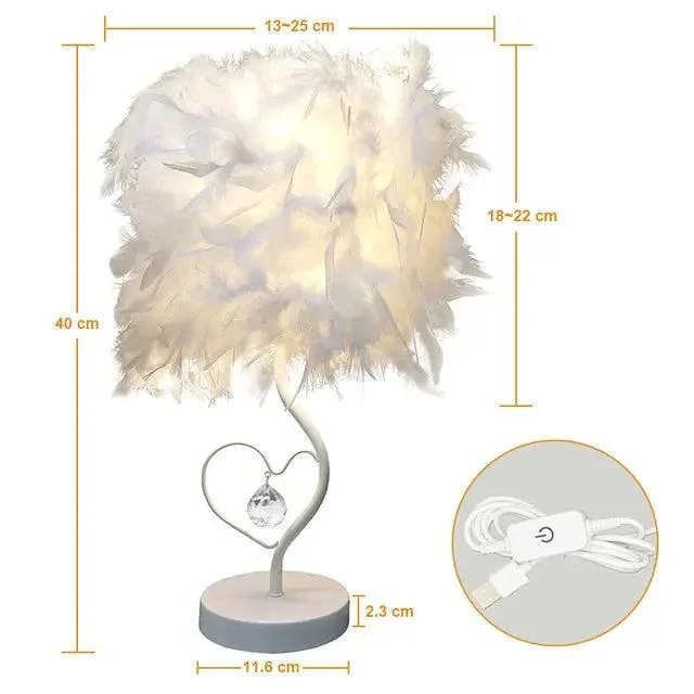 Feather Cloud Lamp -