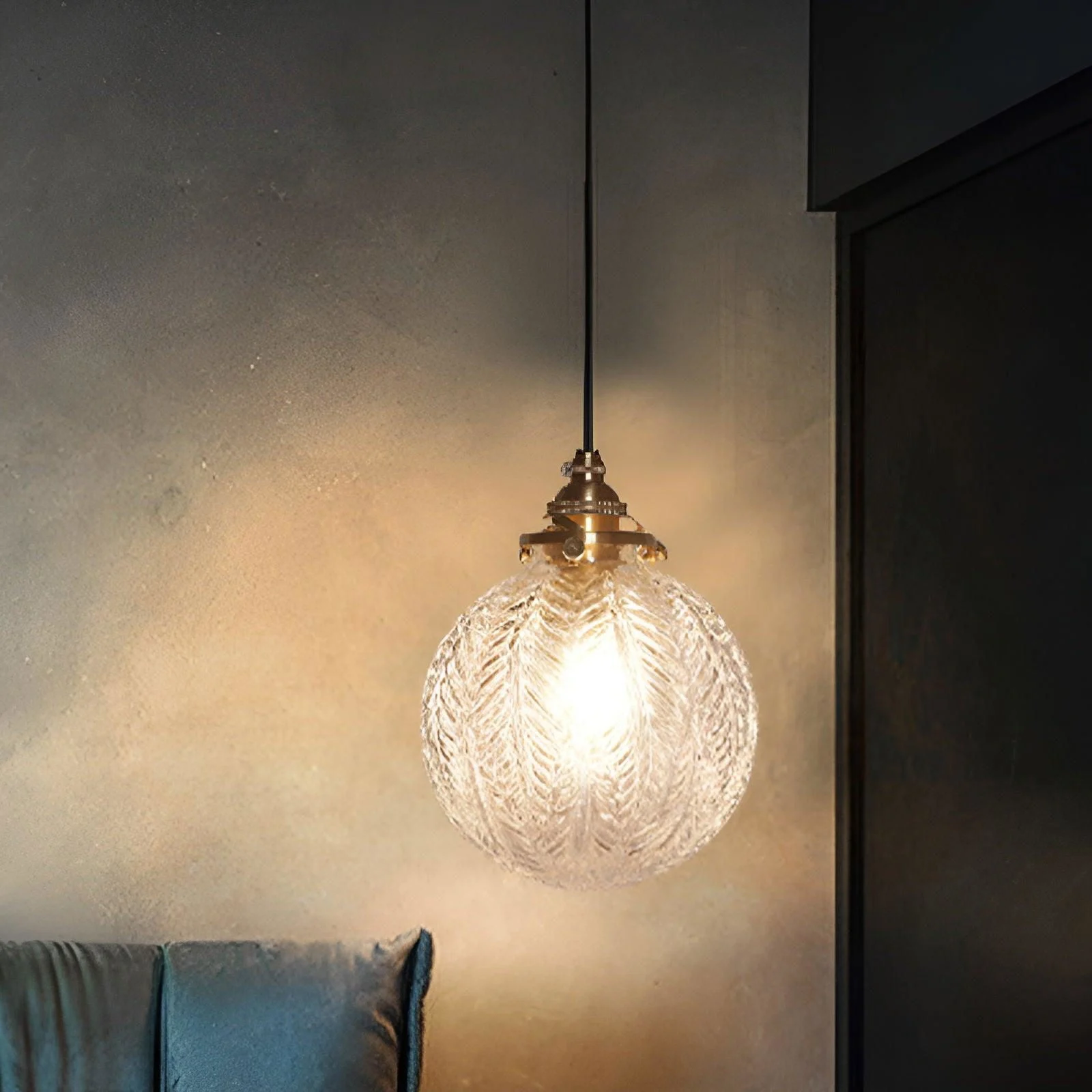 Feather_Glow_-_Smoke_Grey_Sphere_Pendant_Light_made_of_Clear_Glass_-_-_tag1_-4207887 Feather Glow - Smoke Grey Sphere Pendant Light made of Clear Glass - - #tag1#