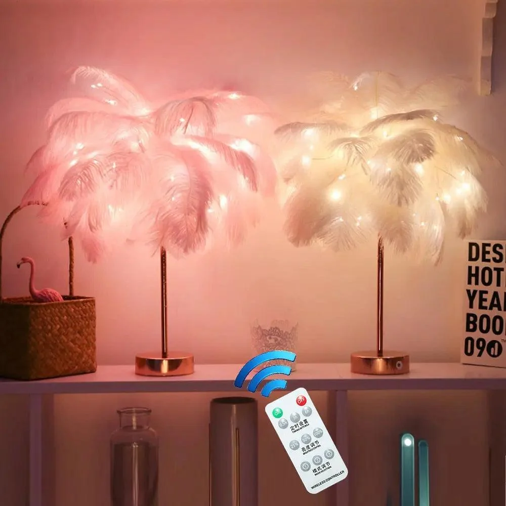 Feather Lamp -