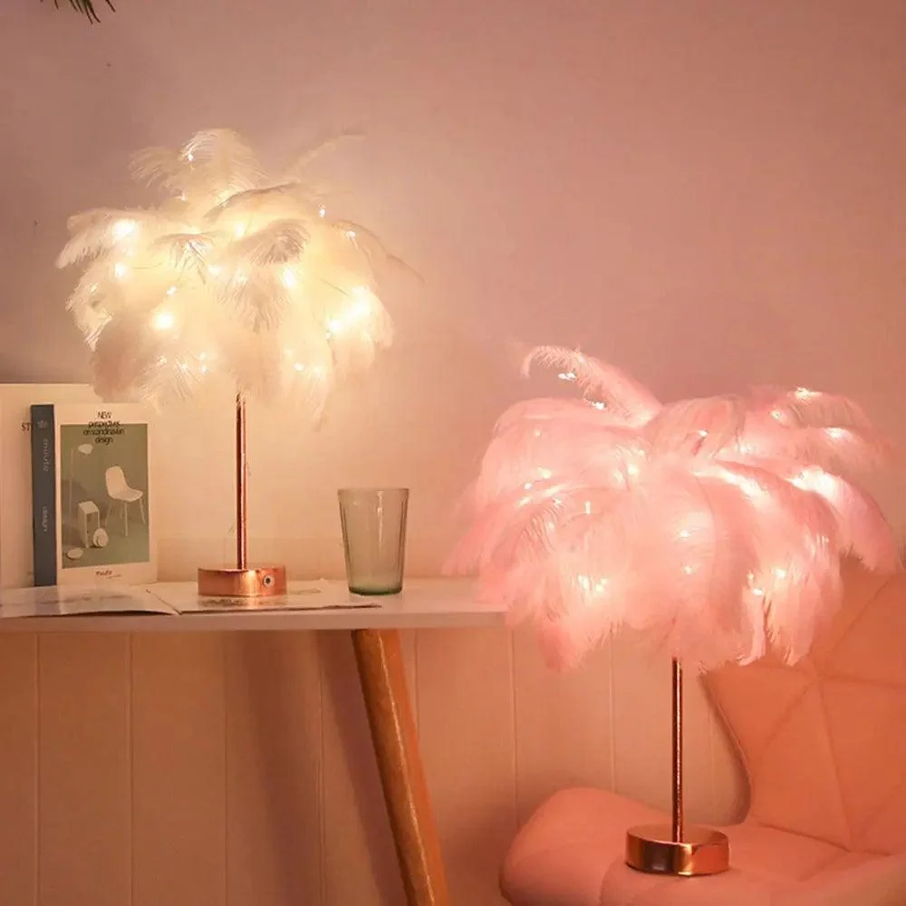 Feather Lamp -