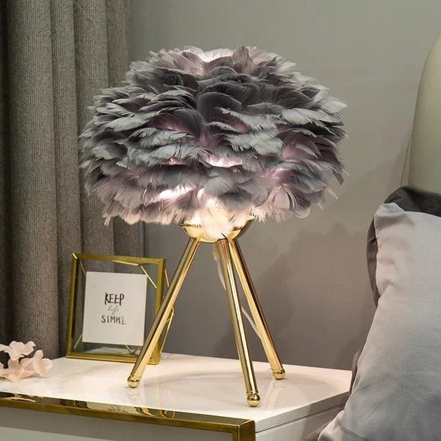 Feather_Table_Lamp_-_-4188201 Feather Table Lamp -